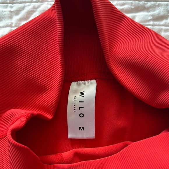 Wilo Red Women's Shorts - Picture 2 of 3